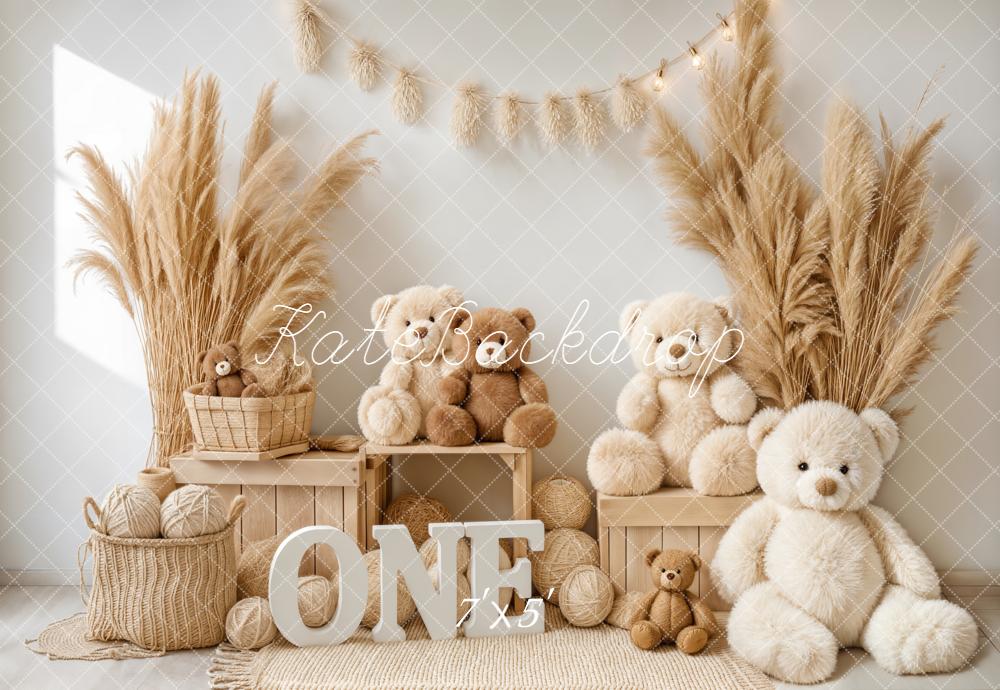 ⚡On Sale - Kate Birthday Balloons Bears Combination Backdrop - Image 2