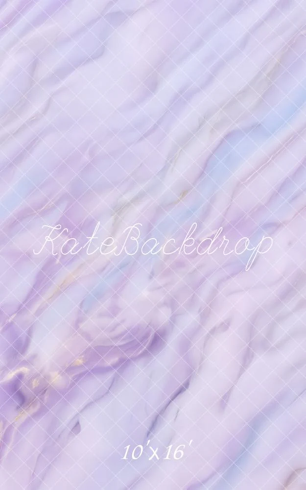 Kate Sweep Pastel Marble Abstract Lilac Backdrop Designed by Kate image - Image 3