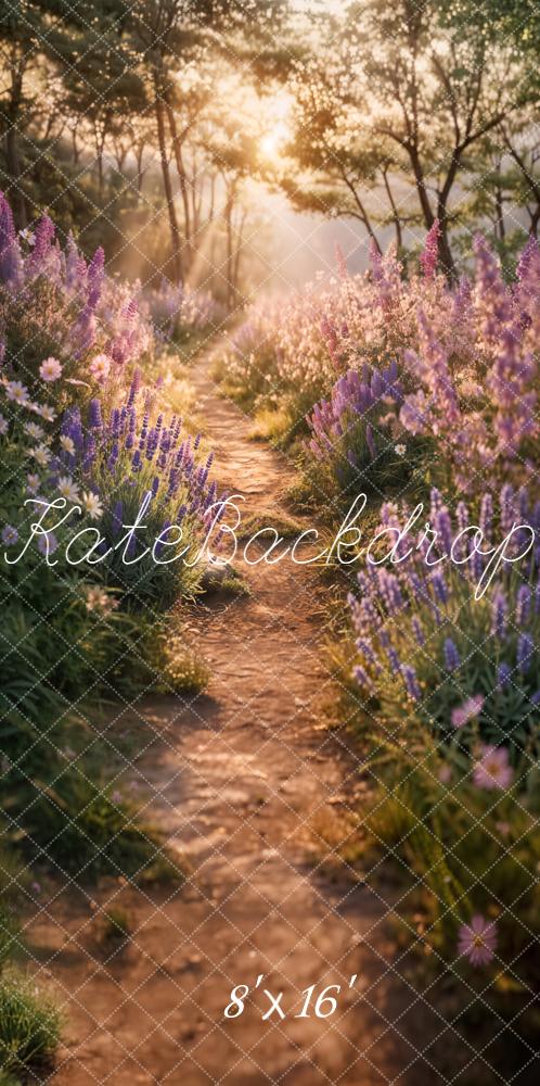 Kate Sweep Summer Path Sunlight Backdrop Designed by Emetselch - Image 2