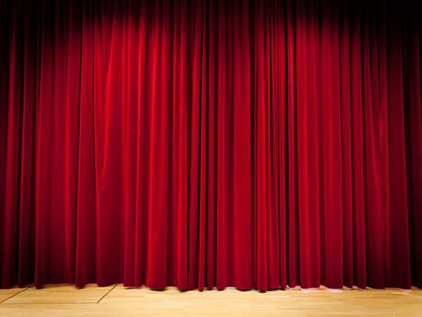 Kate Red Curtain Stage Photo Booth Backdrop for Photography