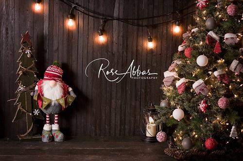Kate Dark Wall Christmas Backdrop Designed By Rose Abbas