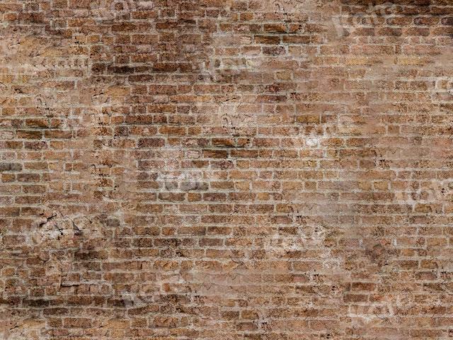 Kate Earthy Yellow Brick Wall Backdrop for Photography