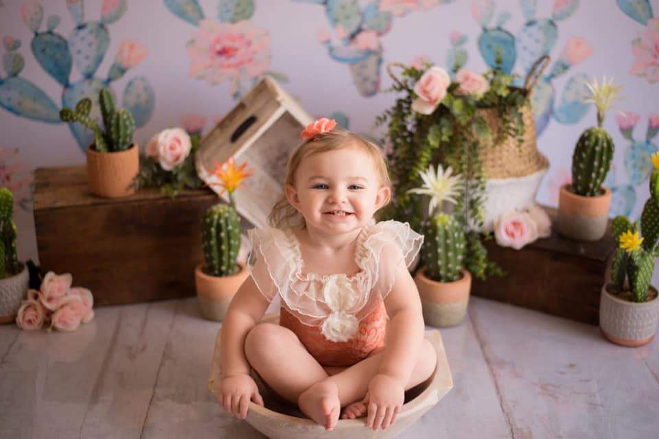 Kate Emmas Cactus Children Backdrop Designed by Keerstan Jessop