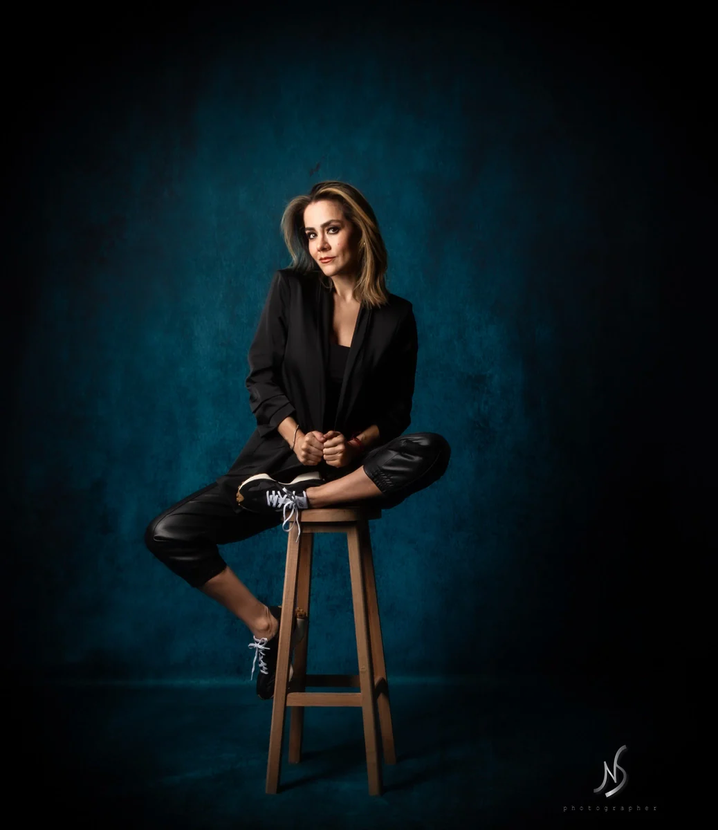 Kate Abstract Blue Fine Art Backdrop for Photography