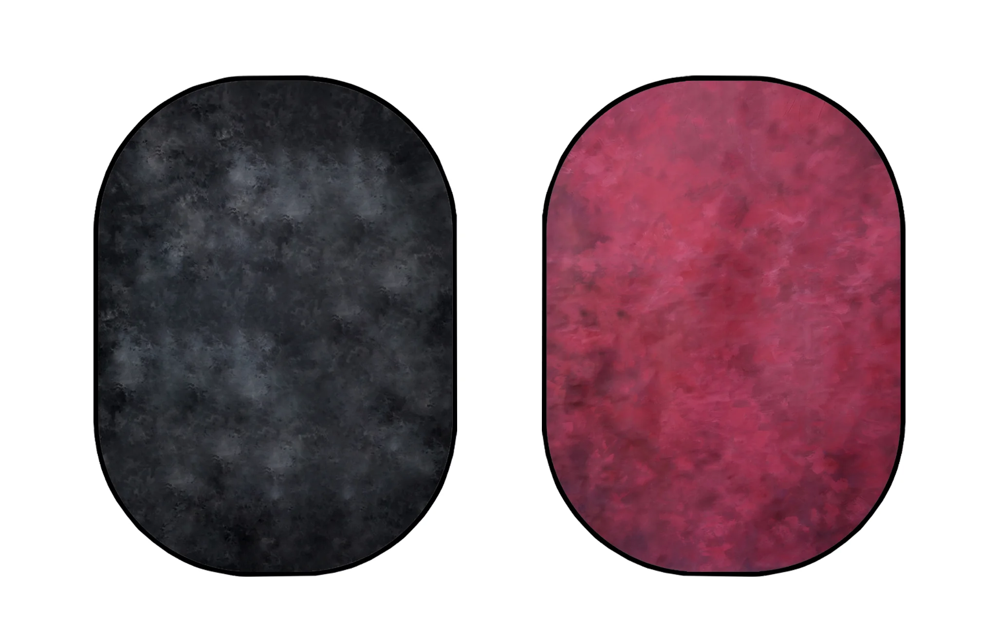 Kate Abstract Dark Black Gray Texture/Abstract Wine Red Collapsible Backdrop Photography 5X6.5ft(1.5x2m) - Image 2