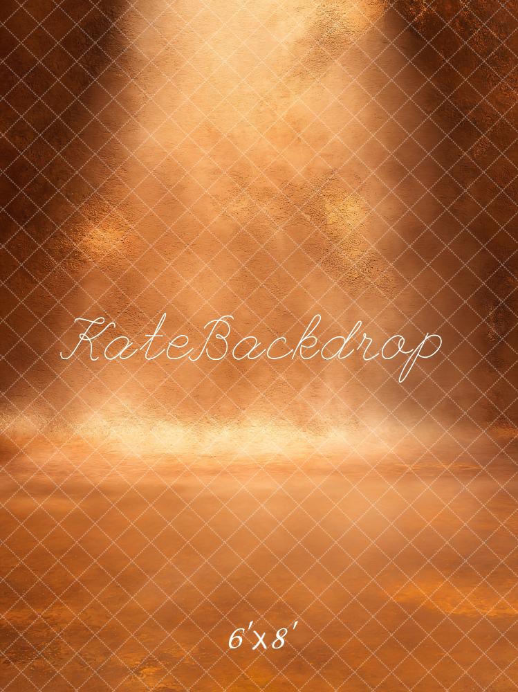 Kate Abstract Golden Floor Light Fleece Backdrop Designed by GQ - Image 2