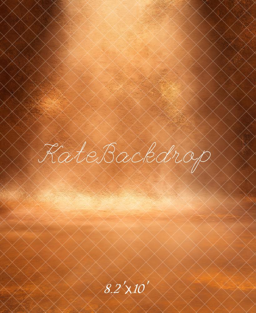 Kate Abstract Golden Floor Light Fleece Backdrop Designed by GQ - Image 7
