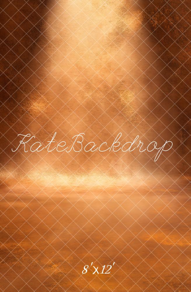 Kate Abstract Golden Floor Light Fleece Backdrop Designed by GQ - Image 8