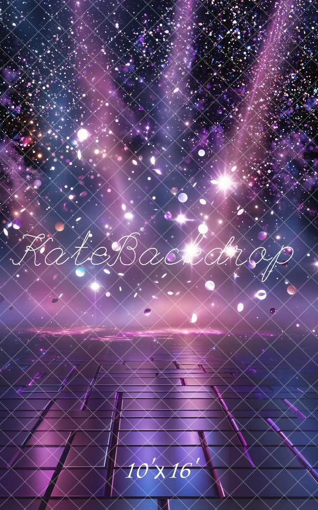 Kate Abstract Light Rays Glitter Floor Backdrop Designed by Chain Photography - Image 11