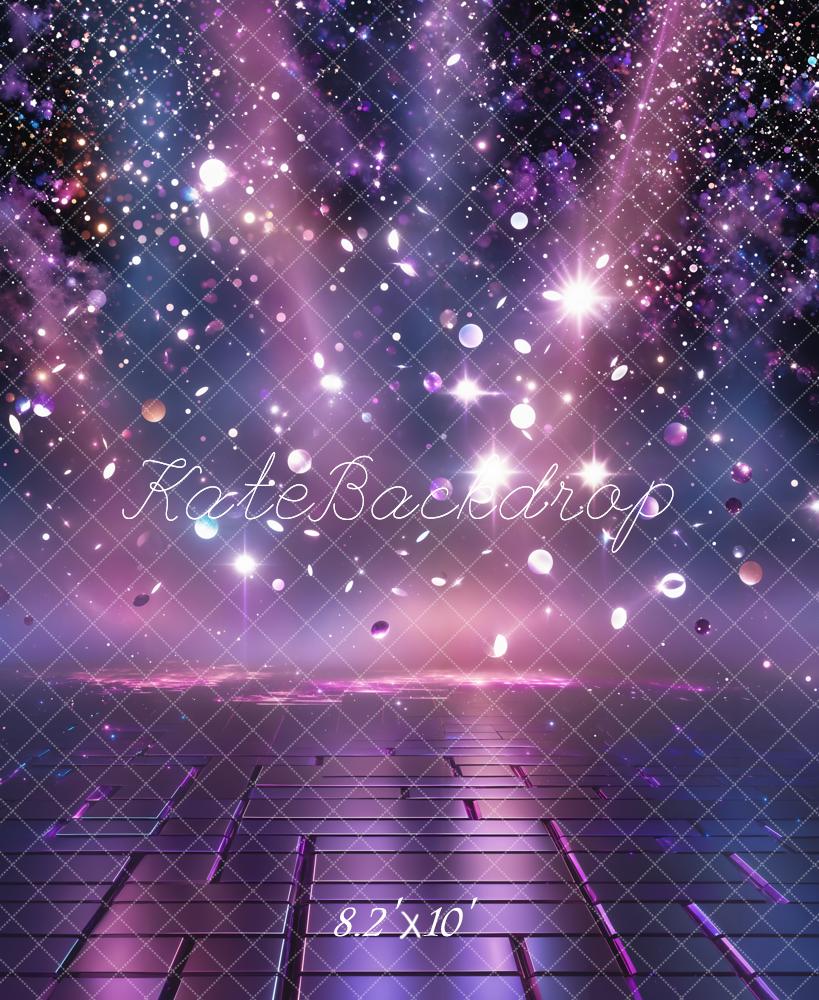 Kate Abstract Light Rays Glitter Floor Backdrop Designed by Chain Photography - Image 6