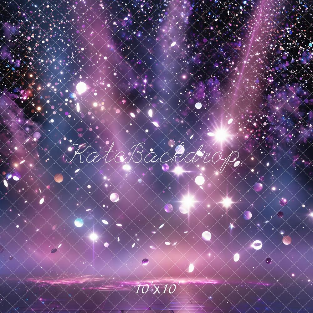 Kate Abstract Light Rays Glitter Floor Backdrop Designed by Chain Photography - Image 7