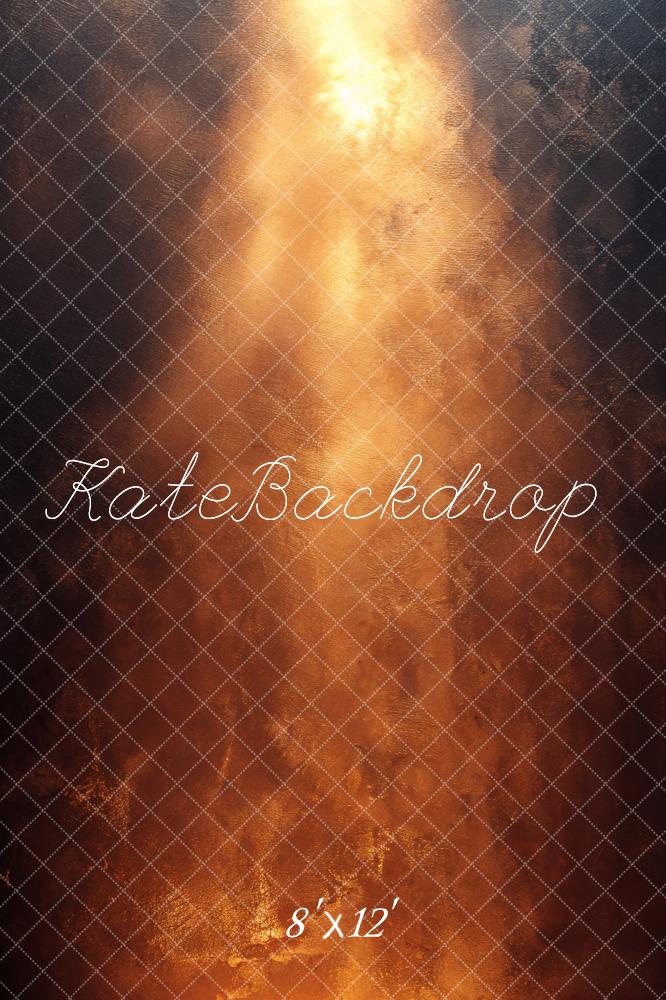Kate Abstract Light Rays Gradient Gold Fleece Backdrop Designed by Emetselch - Image 2