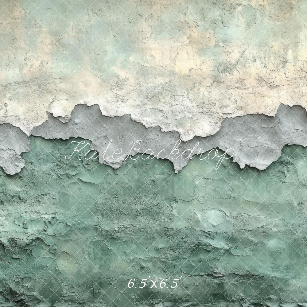 Kate Abstract Texture Vintage Green Wall Backdrop Designed by Mini MakeBelieve - Image 3