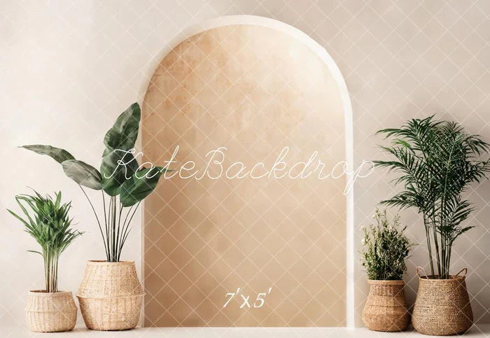 Kate Boho Arch Green Plant Decoration Backdrop Designed by Emetselch - Image 12