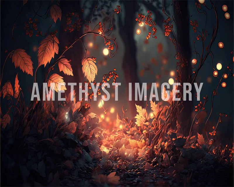 Kate Autumn Glow Forest Backdrop Designed by Angela Marie Photography - Image 3