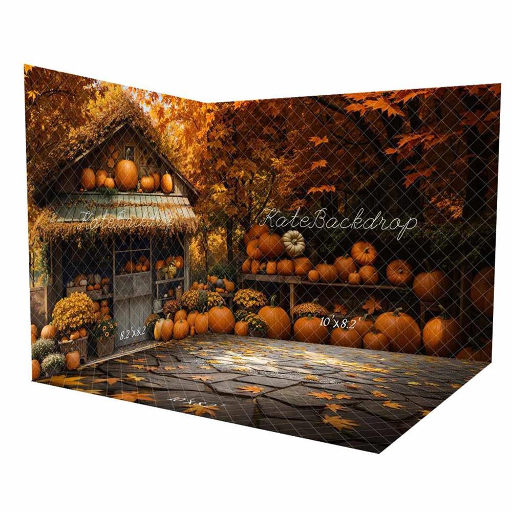Kate Autumn Pumpkin Barn Maple Room Set