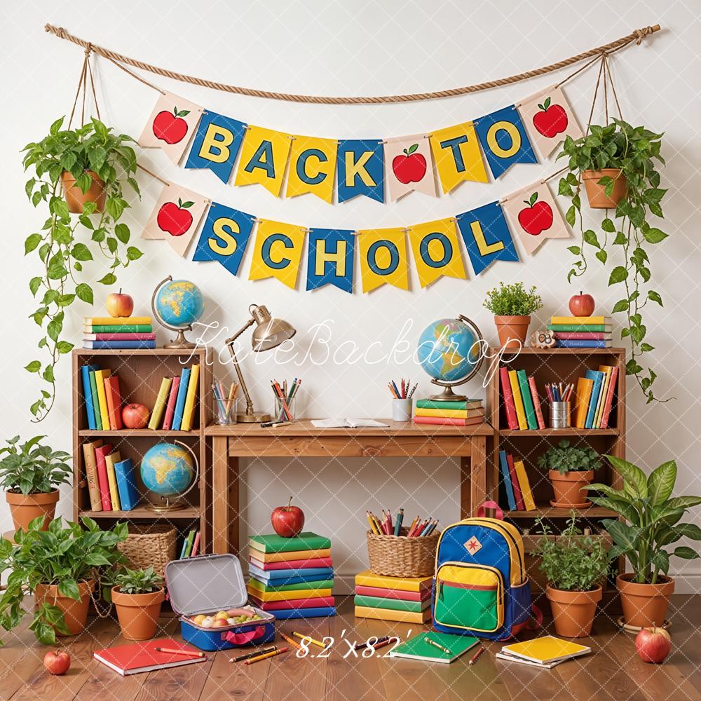 Kate Back To School Classroom Desk Backdrop Designed by Emetselch - Image 7