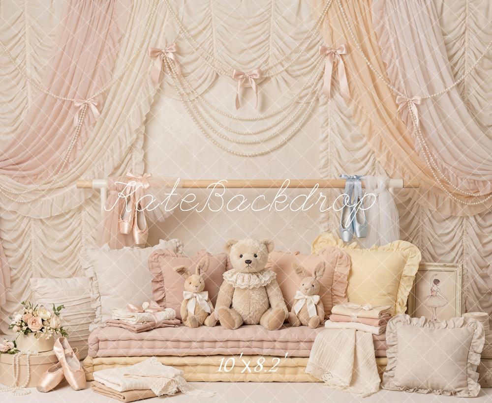 Kate Ballet Plush Toys Draped Curtains Fleece Backdrop Designed by Patty Robert - Image 3