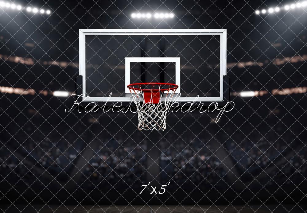Kate Basketball Hoop Stadium Lights Backdrop Designed by Mini MakeBelieve