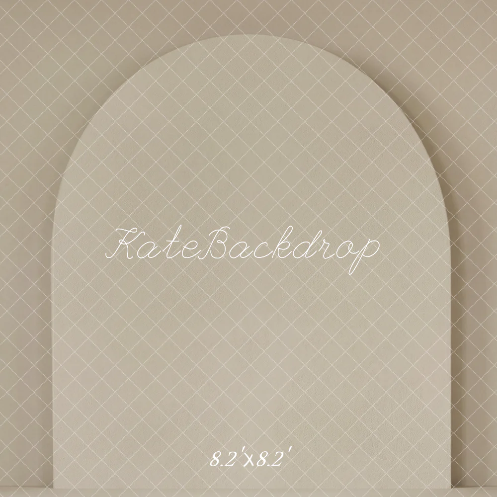 Kate Beige Arch Retro Wall Diamond Pattern Backdrop Designed by Emetselch - Image 5