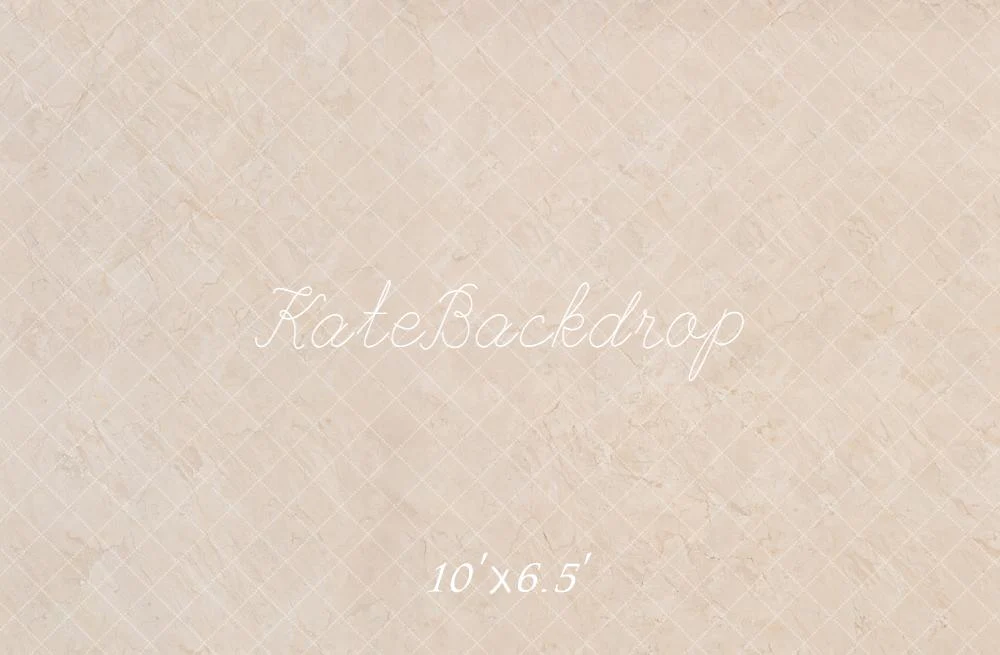 Kate Beige Grid Texture Fleece Backdrop Designed by Emetselch - Image 2
