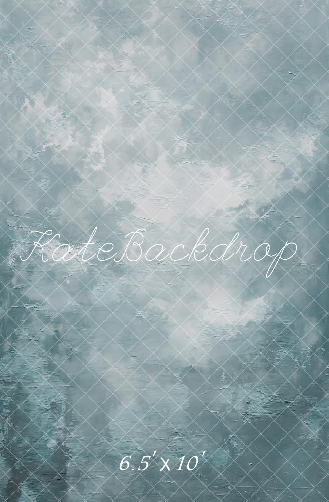 Kate Blue Abstract Texture Backdrop Designed by GQ - Image 5