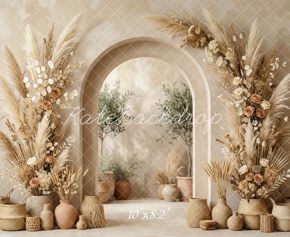 Kate Boho Arch Vases Dried Pampas Backdrop Designed by Patty Robert - Image 6