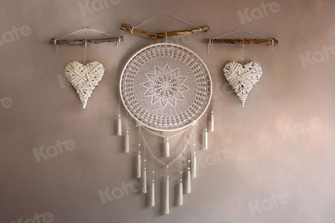 Kate Boho Beige Spring Mother's Day Backdrops for Photography