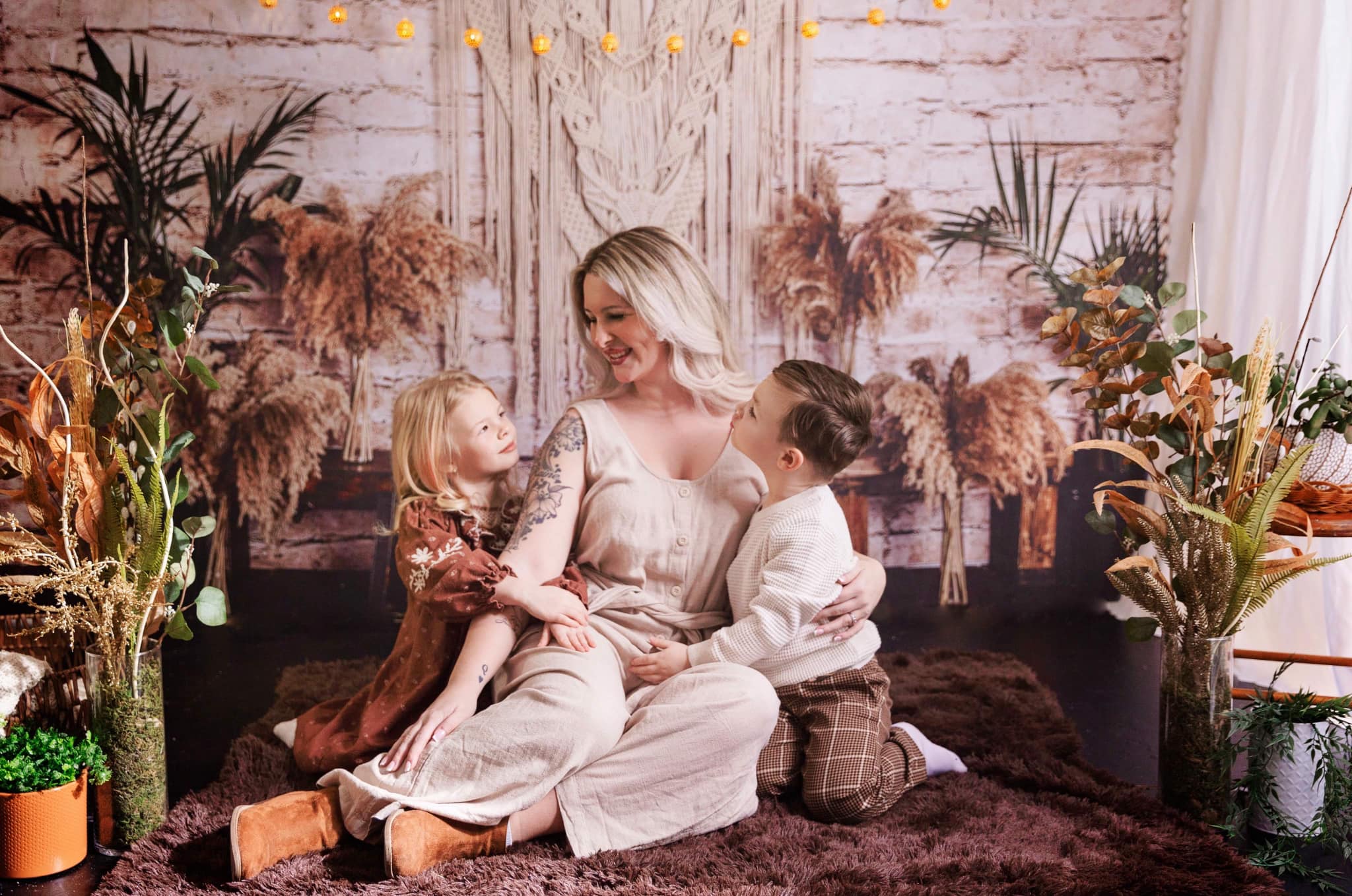 Kate Boho Plants Backdrop for Photography Designed By Rose Abbas