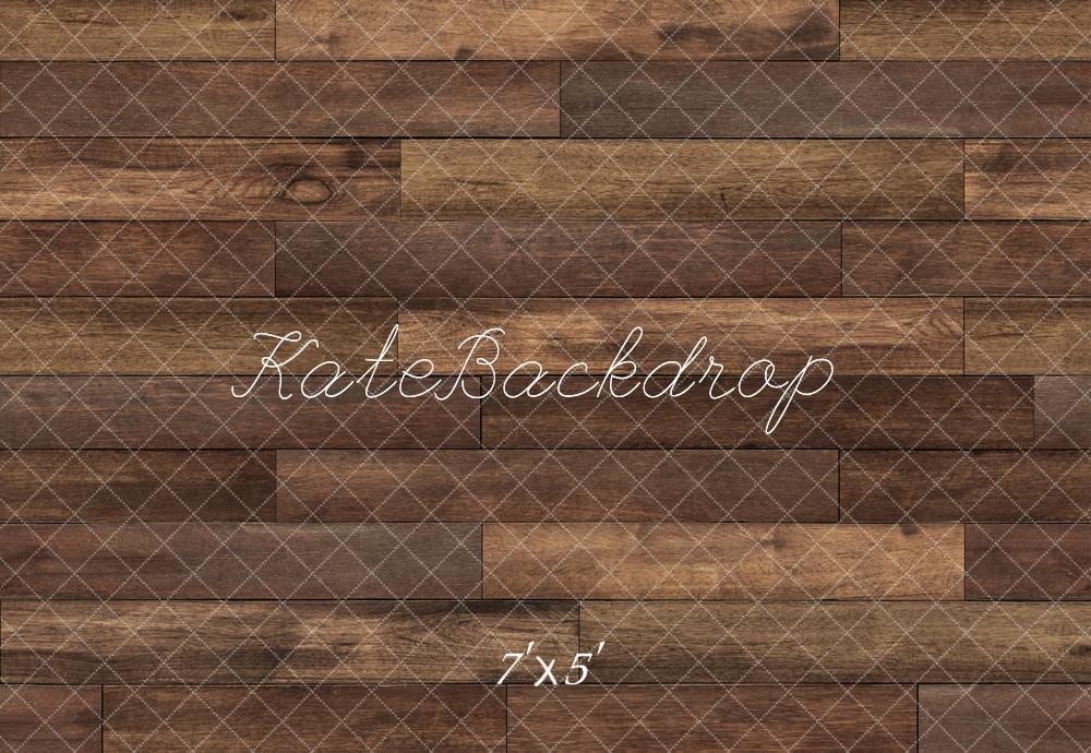 Kate Brown Striped Wood Floor Backdrop Designed by Kate Image