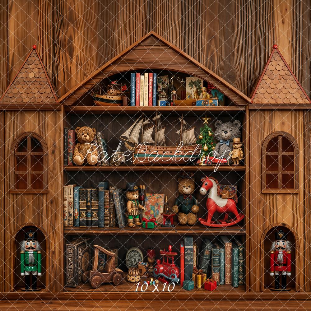 Kate Castle Cabinet Toys Books Backdrop Designed by Emetselch - Image 7