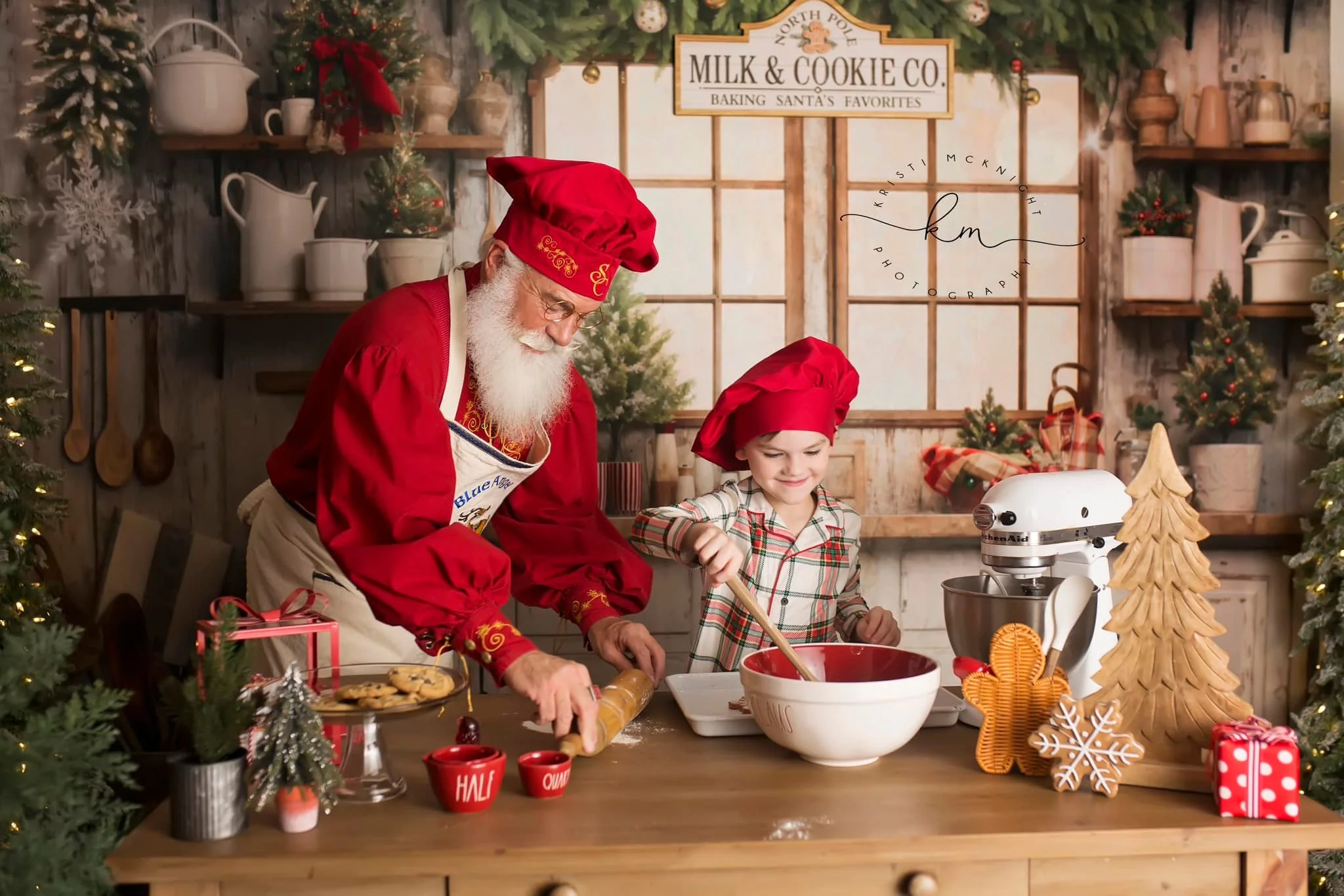 Kate Christmas Kitchen Backdrop Designed by Emetselch - Image 4