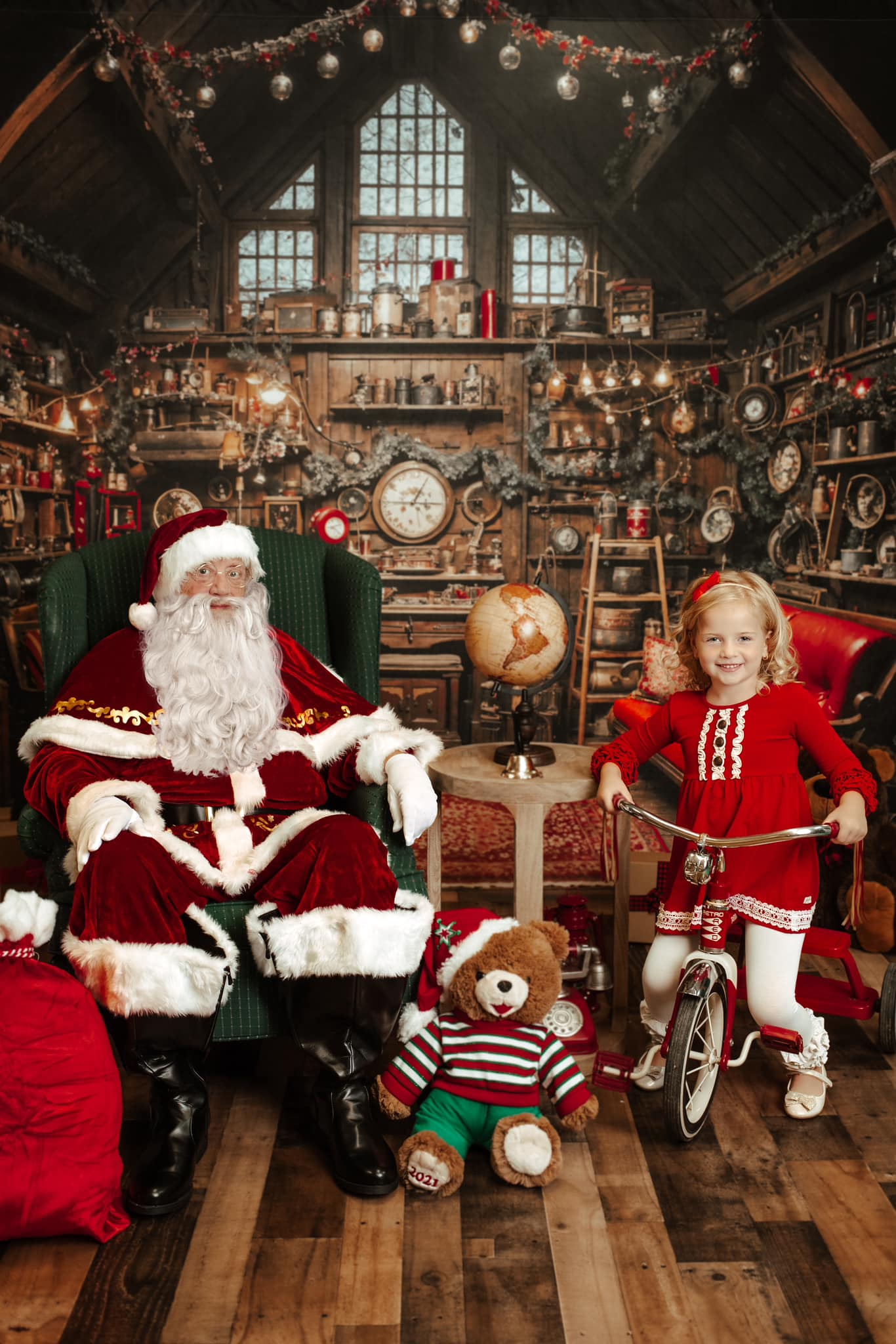Kate Christmas Santa House Backdrop Designed by Emetselch - Image 7