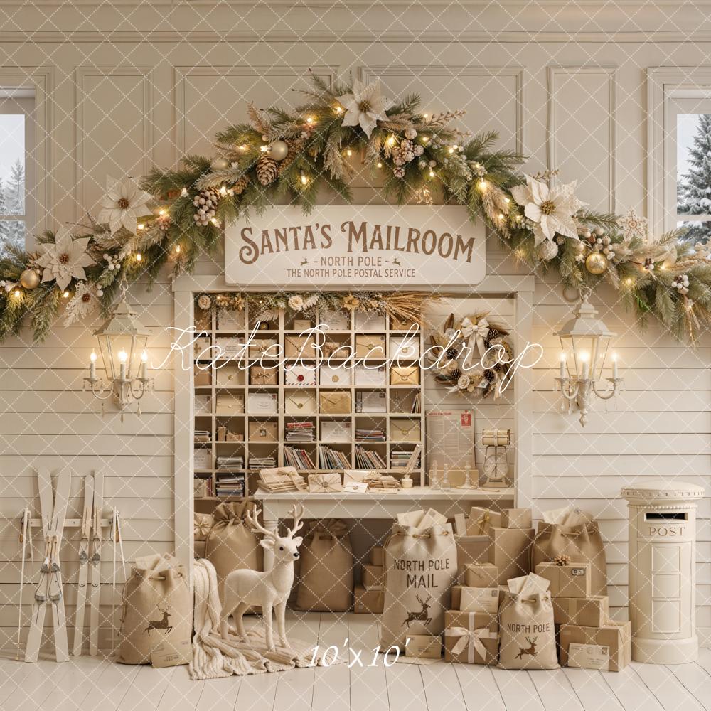 Kate Christmas Santa Mailroom Garland Decor Backdrop Designed by Emetselch - Image 7