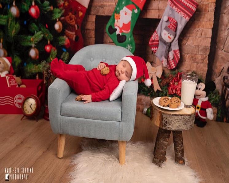 Kate Christmas Socks Decorations Background Photography Backdrop