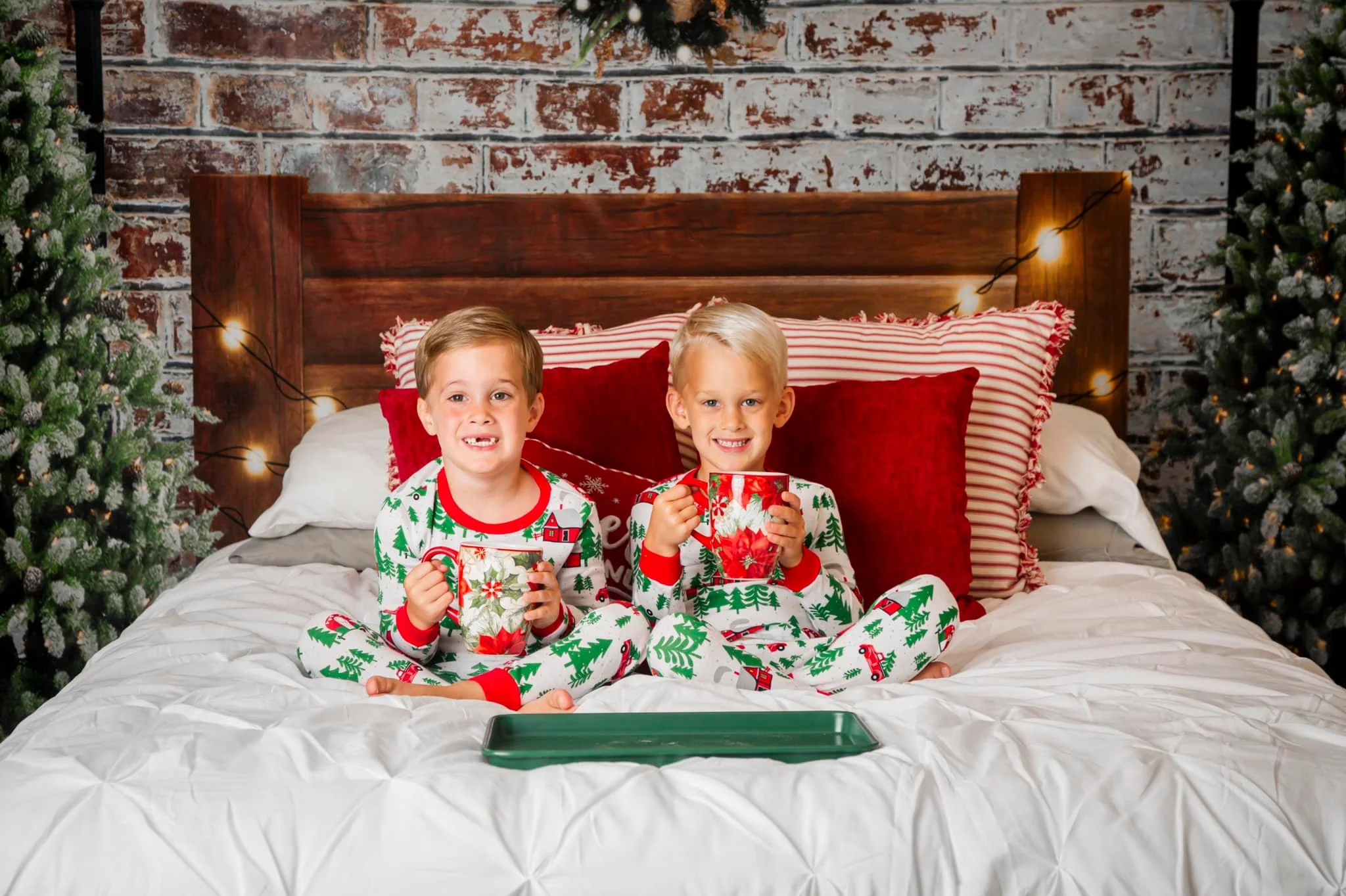 Kate Christmas Headboard Tree Backdrop Designed by Emetselch