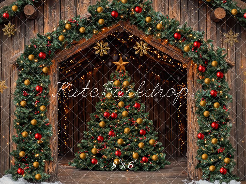 Kate Christmas Tree Barn Wooden Arch Backdrop Designed by Mini MakeBelieve - Image 3