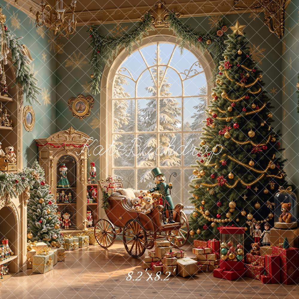 Kate Christmas Tree Toys Vintage Room Backdrop Designed by Emetselch - Image 7