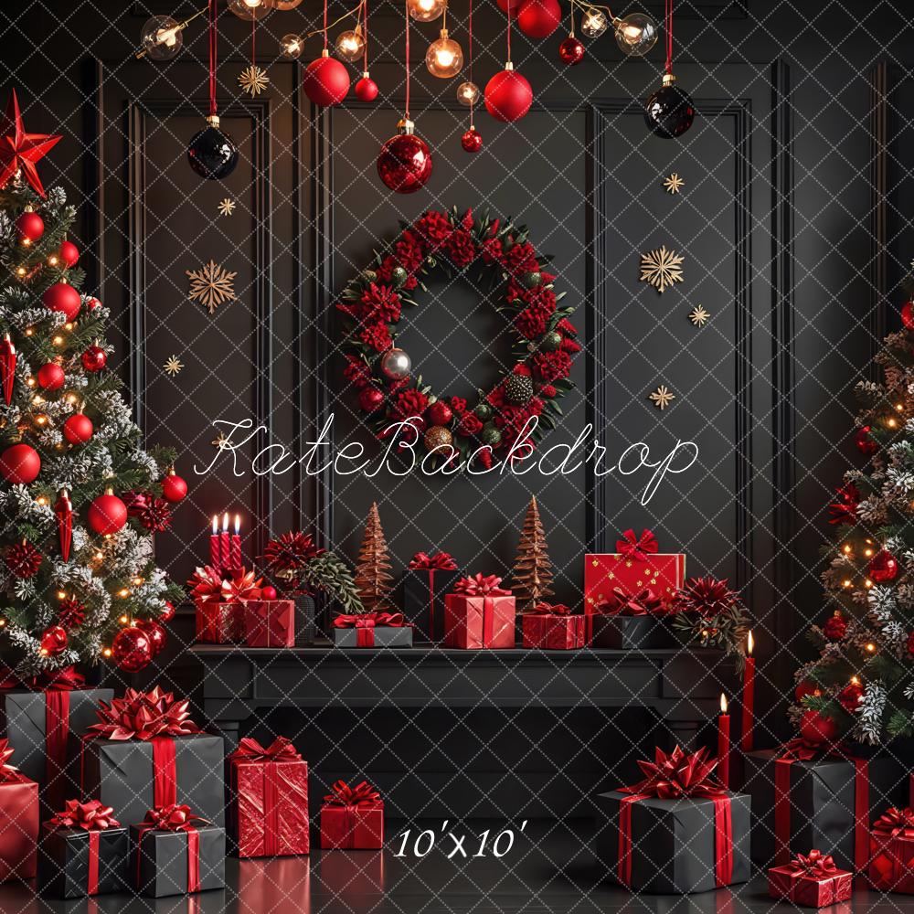 Kate Christmas Trees Wreath Presents Backdrop Designed by Mini MakeBelieve - Image 7