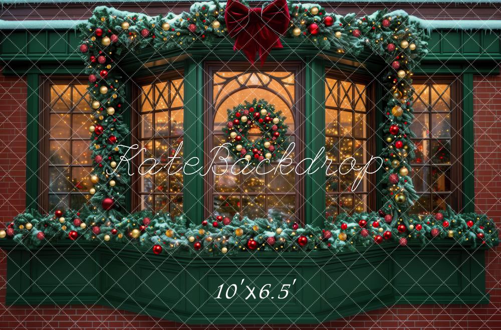 Kate Christmas Tudor Window Backdrop Designed by Mini MakeBelieve