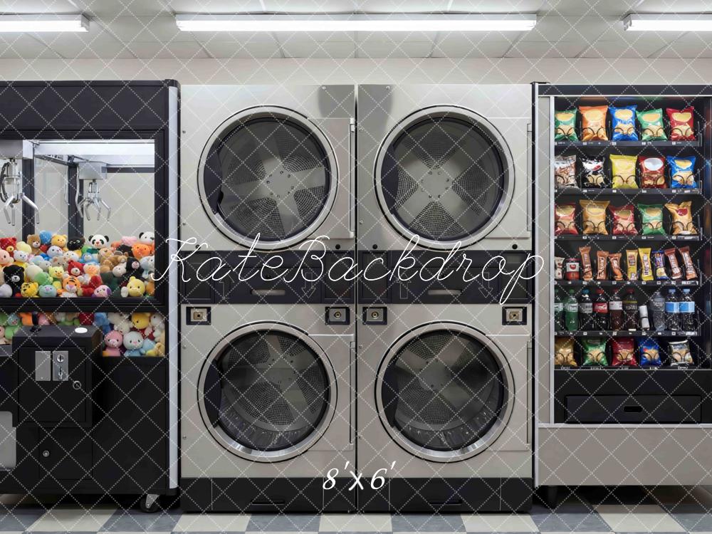 Kate Claw Machine Laundry Vending Machines Backdrop Designed by Mini MakeBelieve - Image 3