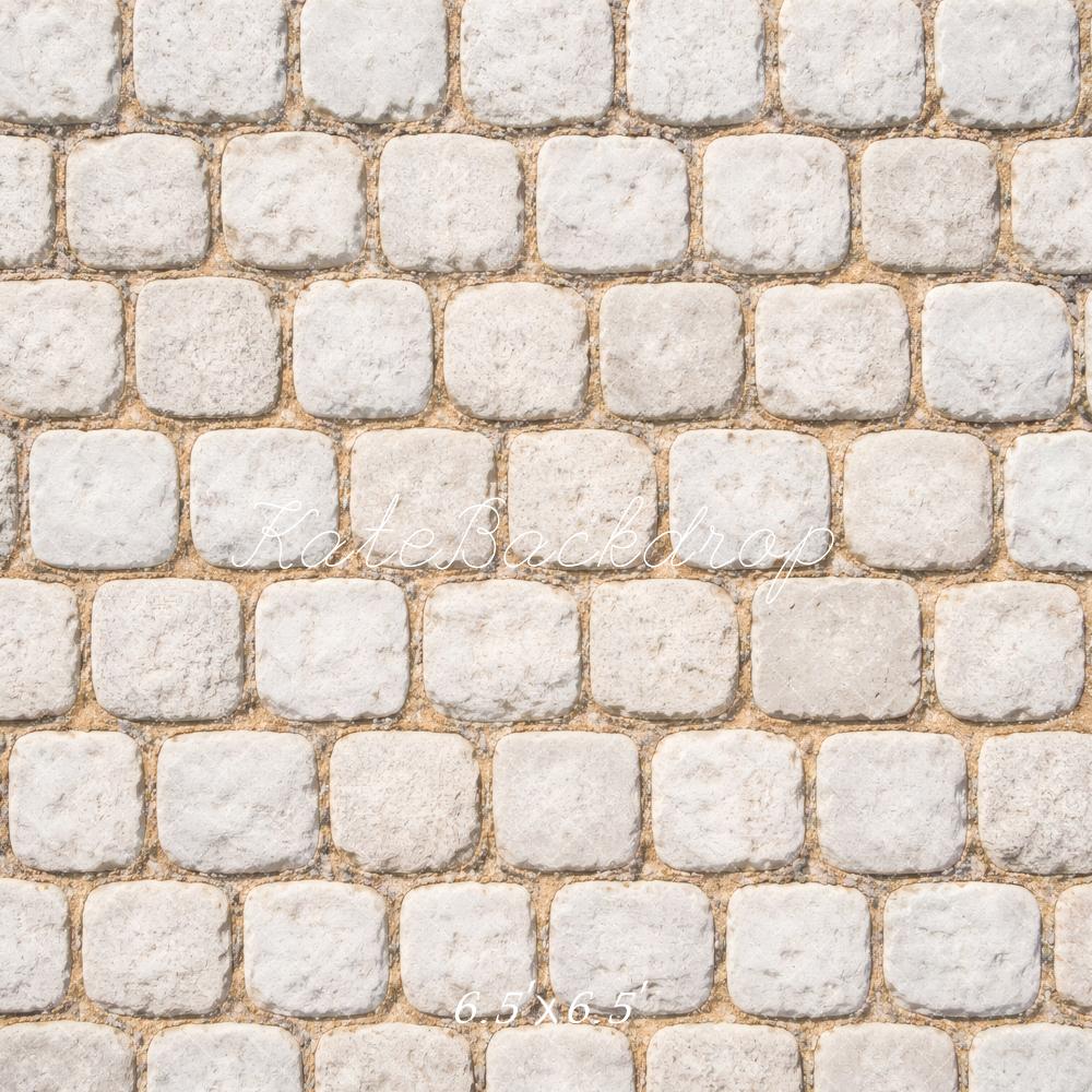 Kate Cobblestone Texture Light Grey Floor Backdrop Designed by Vertigo Productions - Image 2