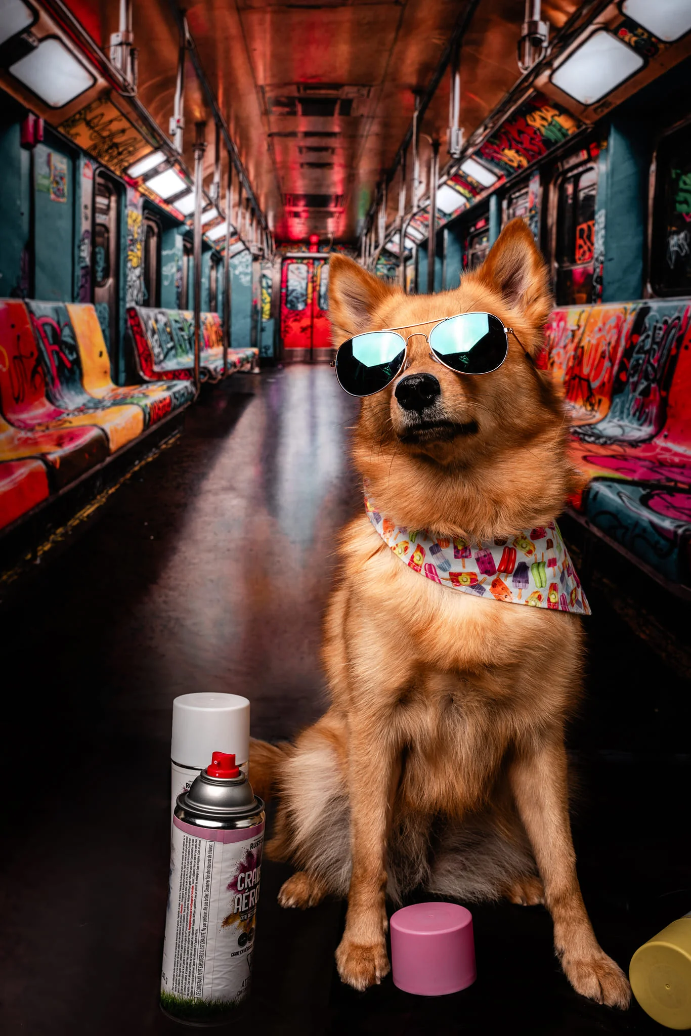 Kate Creative Graffiti Subway Backdrop Designed by Emetselch