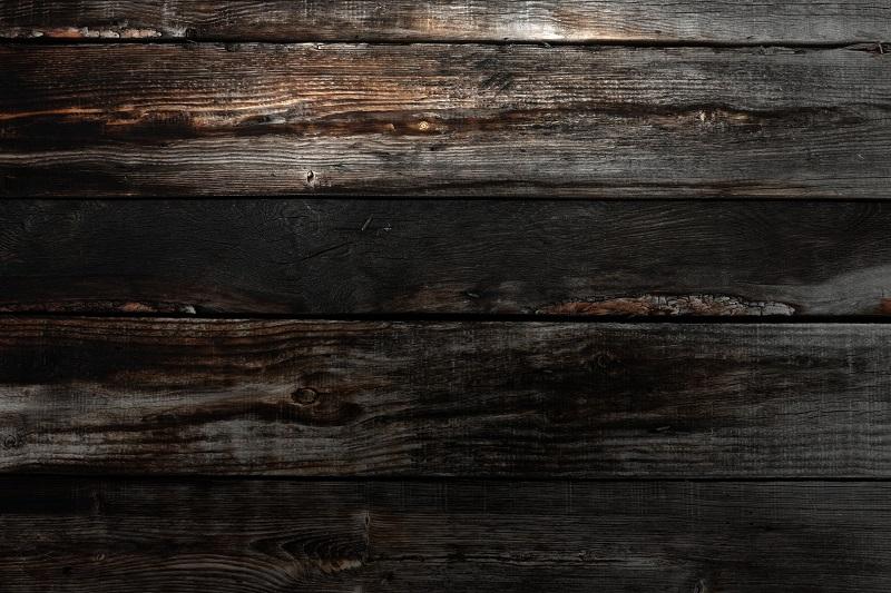Kate Dark retro wood rubber floor mat