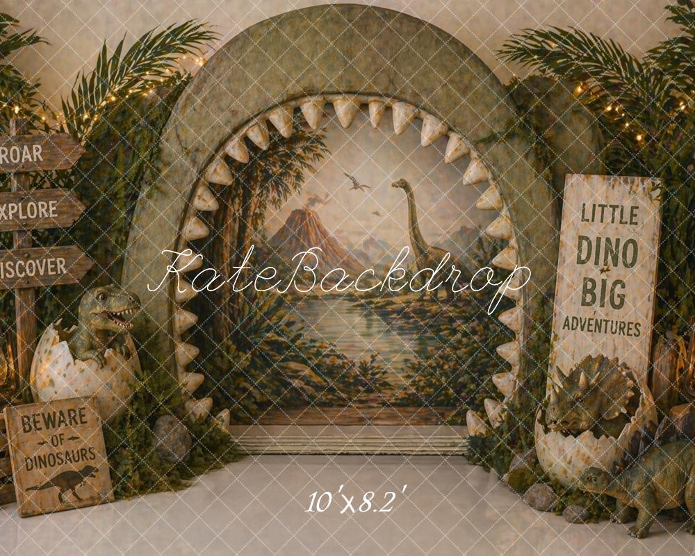 Kate Dinosaur Jungle Arch Eggs Backdrop Designed by Caitlin Lynch - Image 6