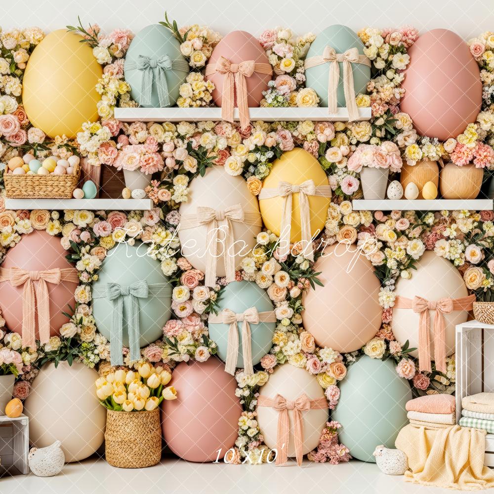 Kate Easter Bunny Eggs Pastel Backdrop Designed by Patty Robert - Image 9