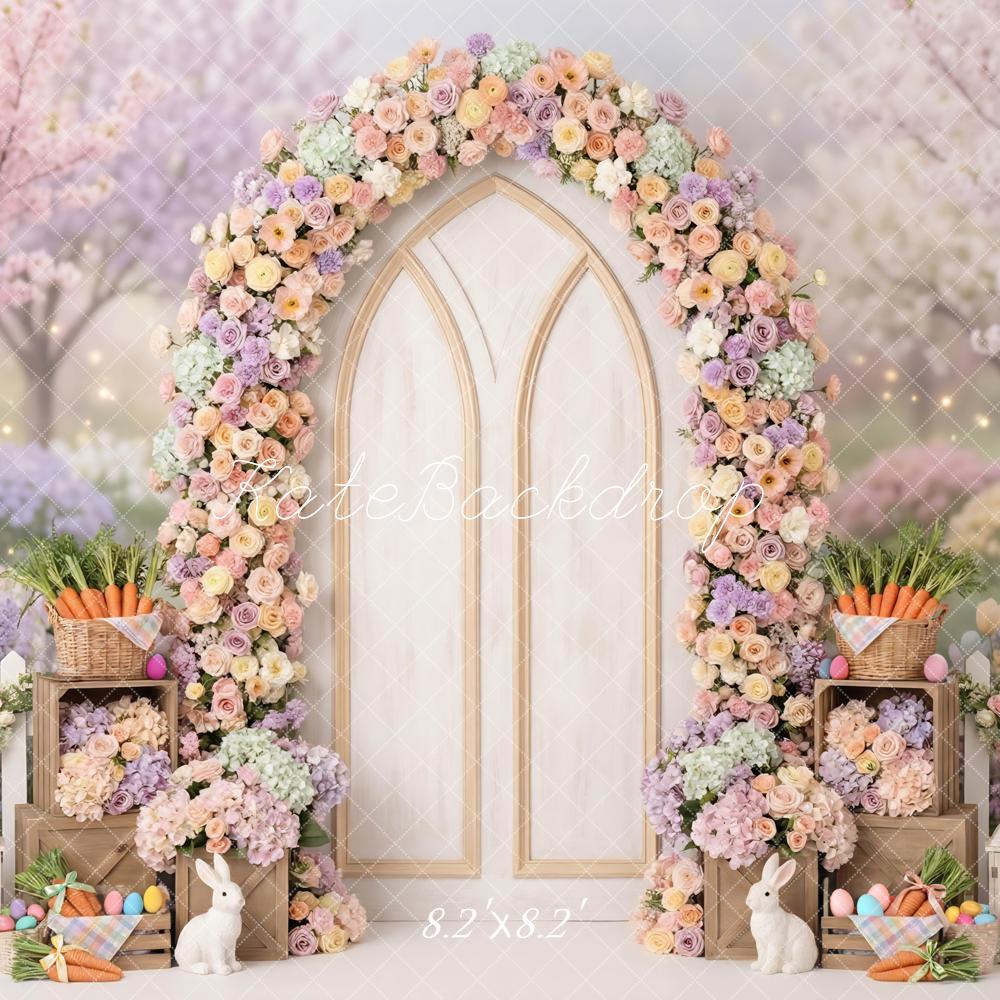 Kate Easter Bunny Floral Arch Garden Backdrop Designed by Mini MakeBelieve - Image 5
