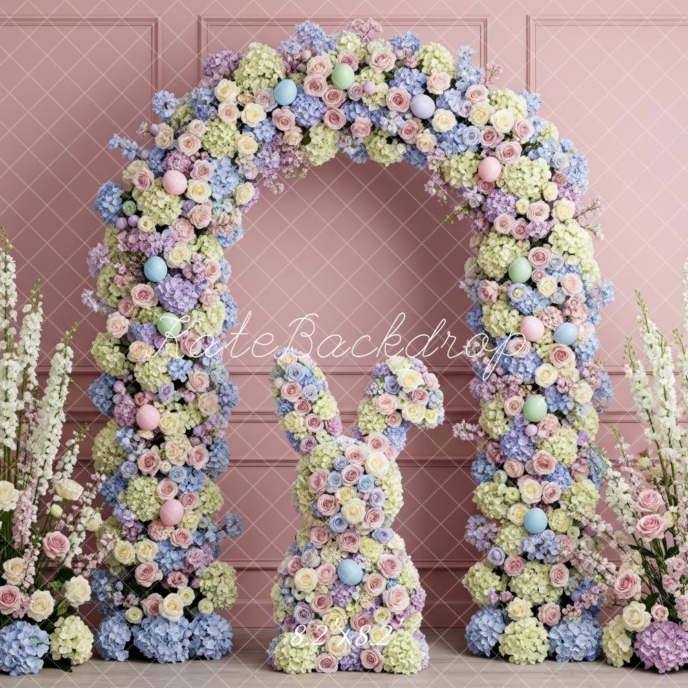 Kate Easter Bunny Flower Arch Backdrop Designed by Patty Robert - Image 5