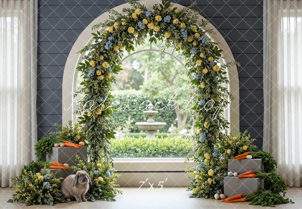 Kate Easter Bunny Arch Garden Backdrop Designed by Mini MakeBelieve