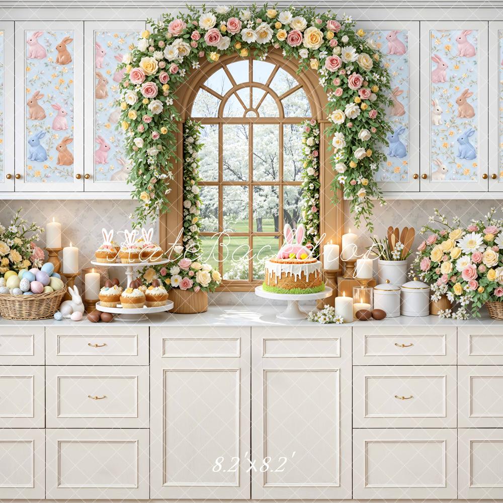 Kate Easter Bunny Garland Kitchen Backdrop Designed by Mini MakeBelieve - Image 5
